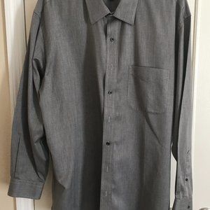 Joseph a Banks XXL Light Gray Dress Shirt